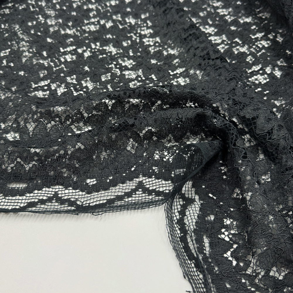 Tissu Dentelle, Viscose - Giallo