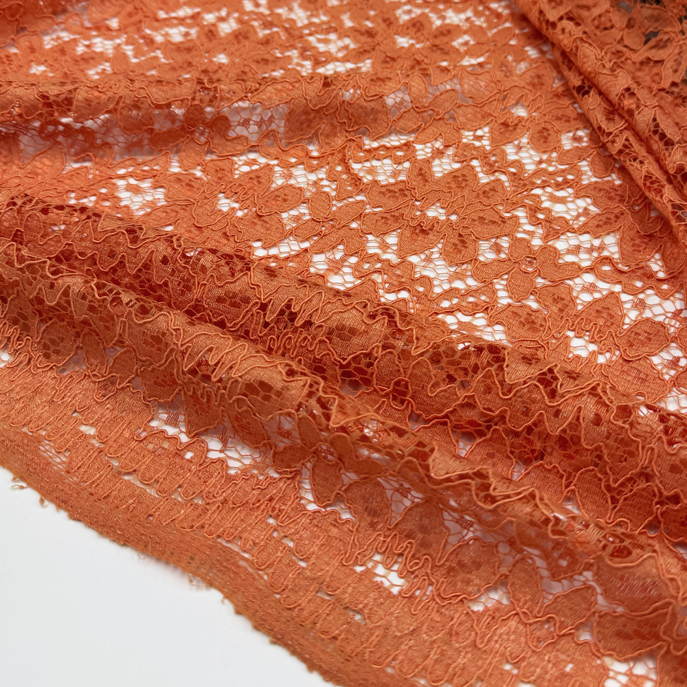 Tissu Dentelle, Viscose - Giallo