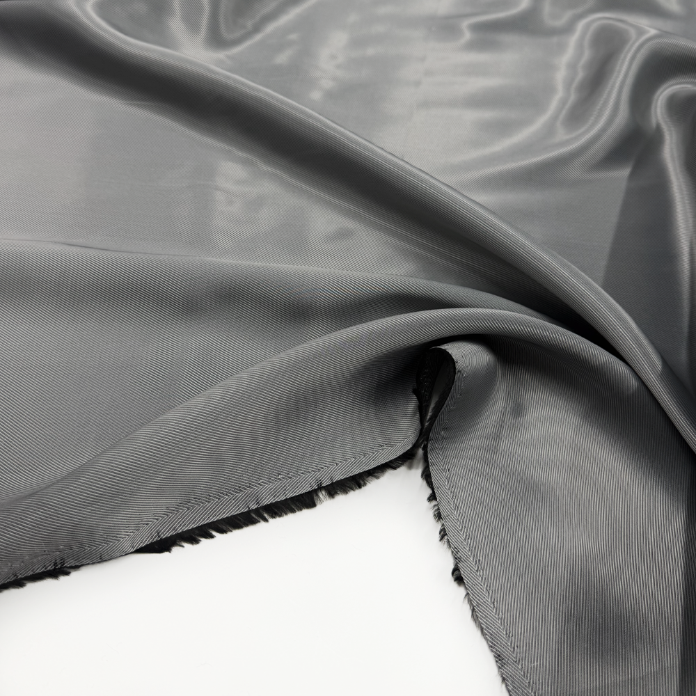 Tissu Doublure Twill Changeant, Acétate Viscose - Zaffiro