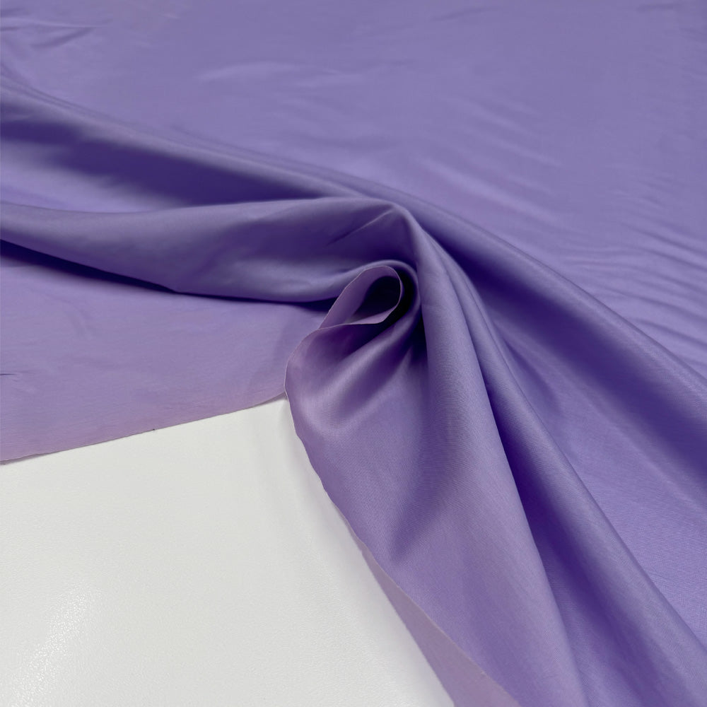Tissu Doublure Italienne Au Mètre Couleur Parme - Rayonne, Largeur 140 Cm, Coupon Neuve