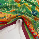 Tissu Satin, Polyester - Floral, Primafresca