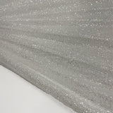 Tissu tulle micacé - Argent, Regio