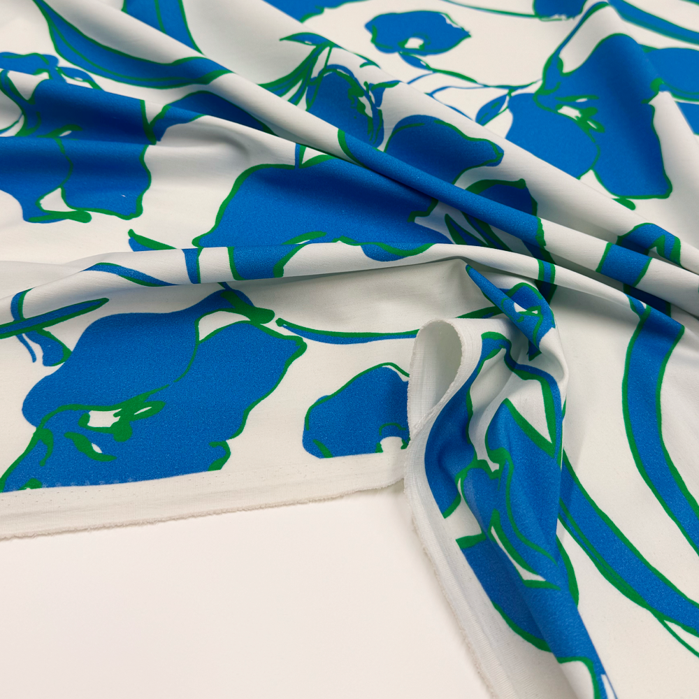 Tissu Satin Stretch, Coton - Dottrina