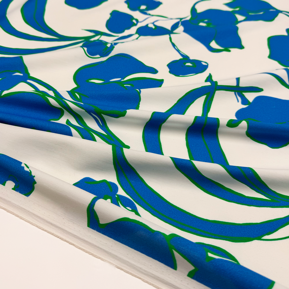 Tissu Satin Stretch, Coton - Dottrina