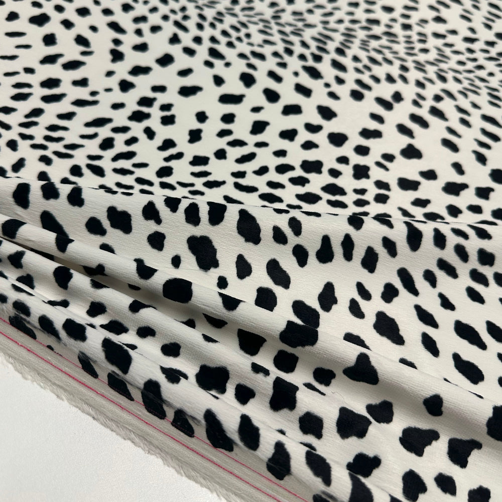 Tissu Fourrure Poils Ras, Modal Coton - Atrani