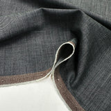 Tissu Gabardine Viscose, Stretch - Gris chiné, Siena