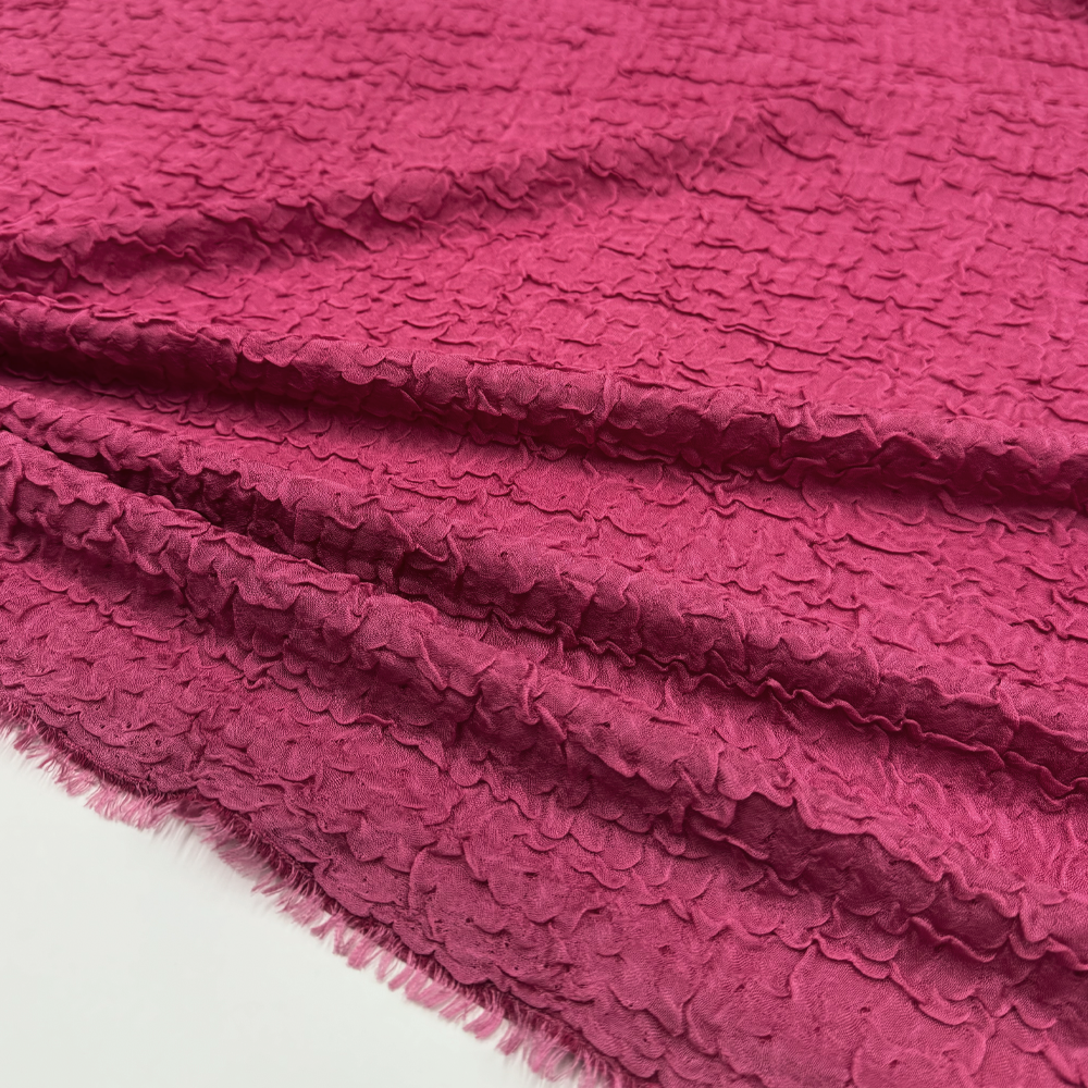 Imperfetto - Tissu Crêpe Gaufré Cloqué - Mistria