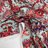 Tissu Crépon Viscose - Cachemire, Luxia