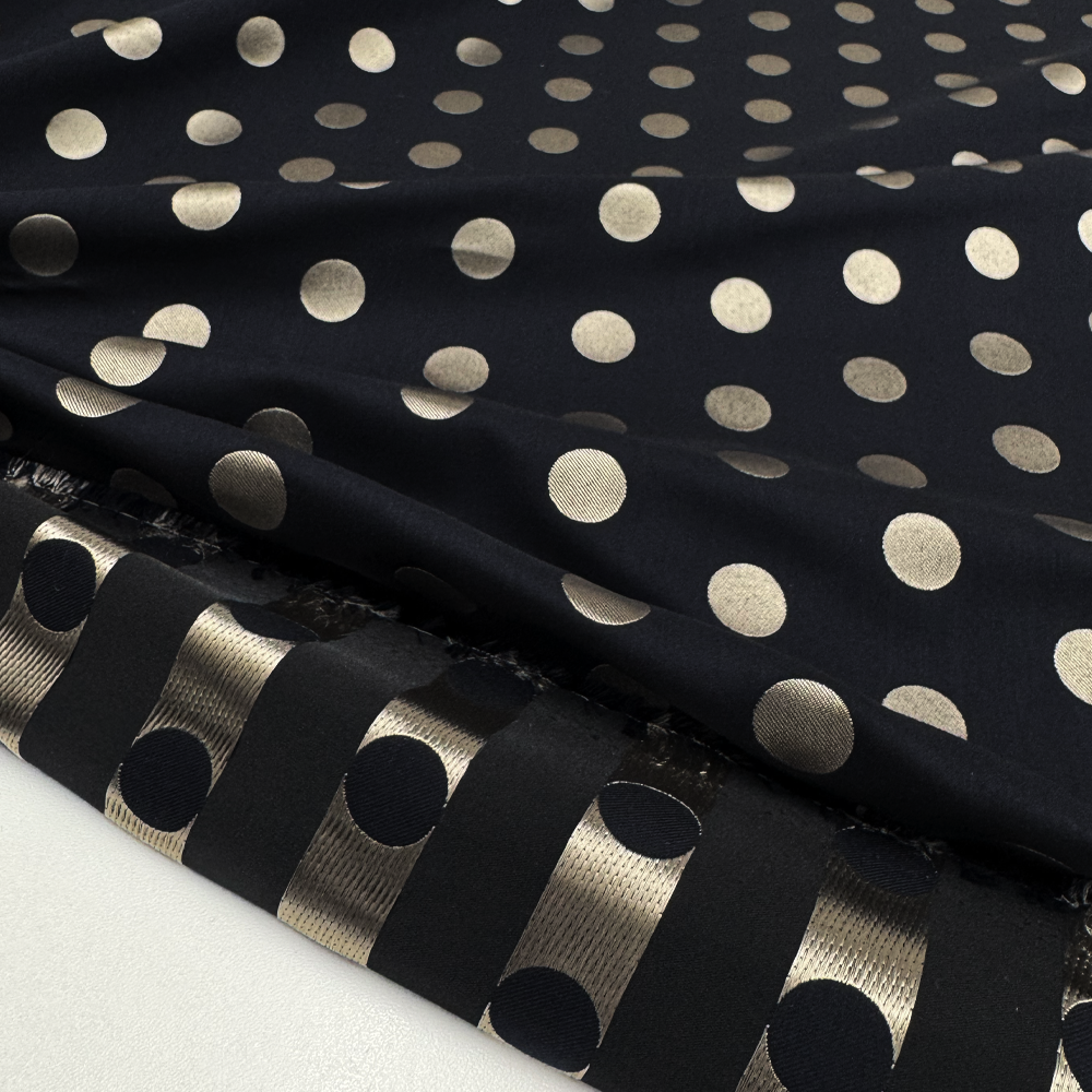 Tissu Jacquard, Coton - Double Face, Platino