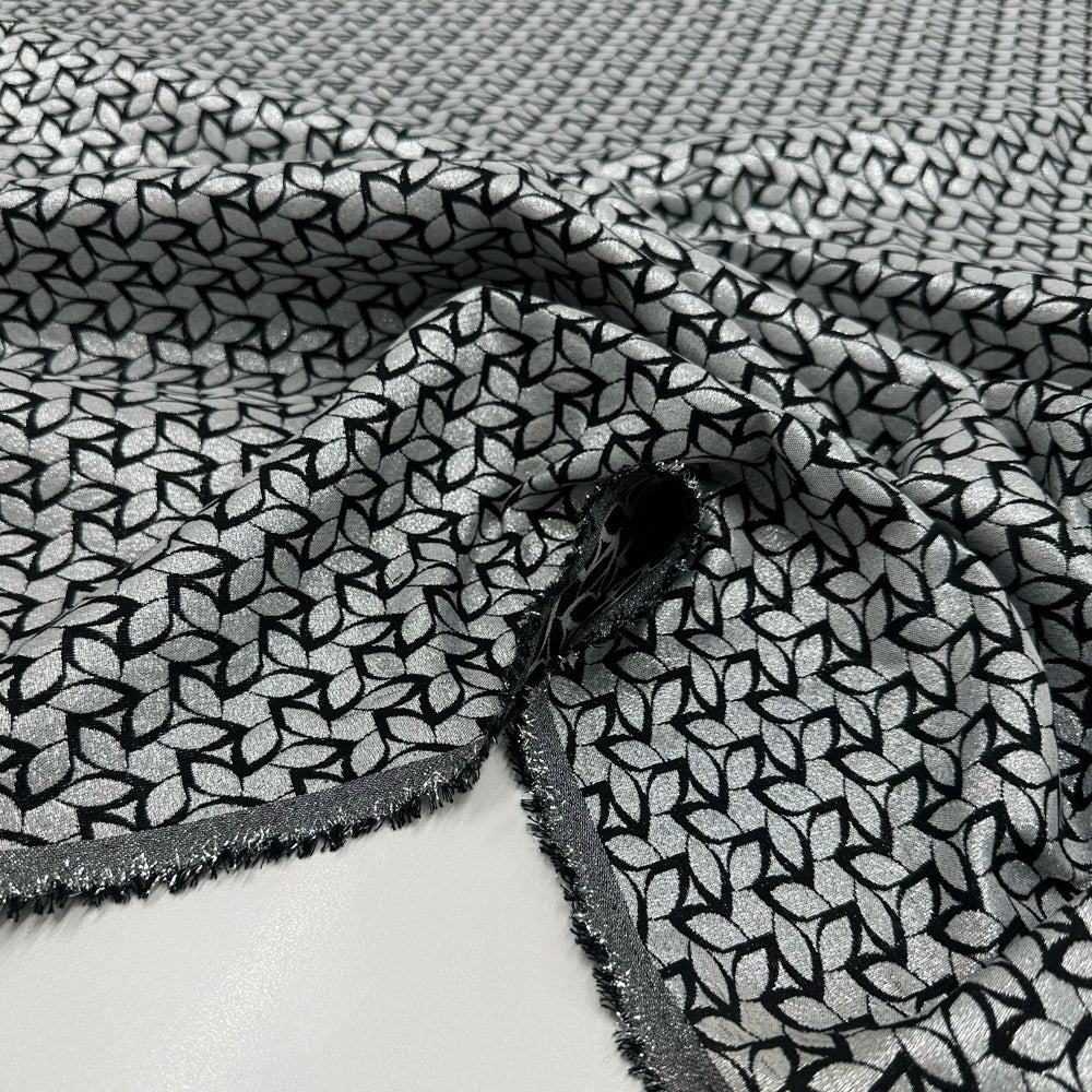 Tissu Jacquard - Métallisé Géométrique, Mirzia