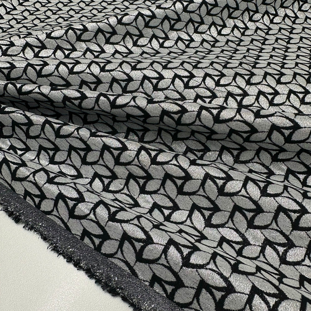 Tissu Jacquard - Métallisé Géométrique, Mirzia