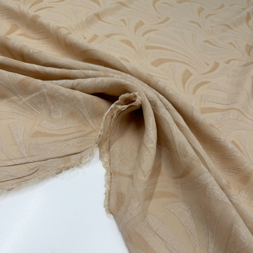 Tissu Lin Viscose - Géométrique, Zena