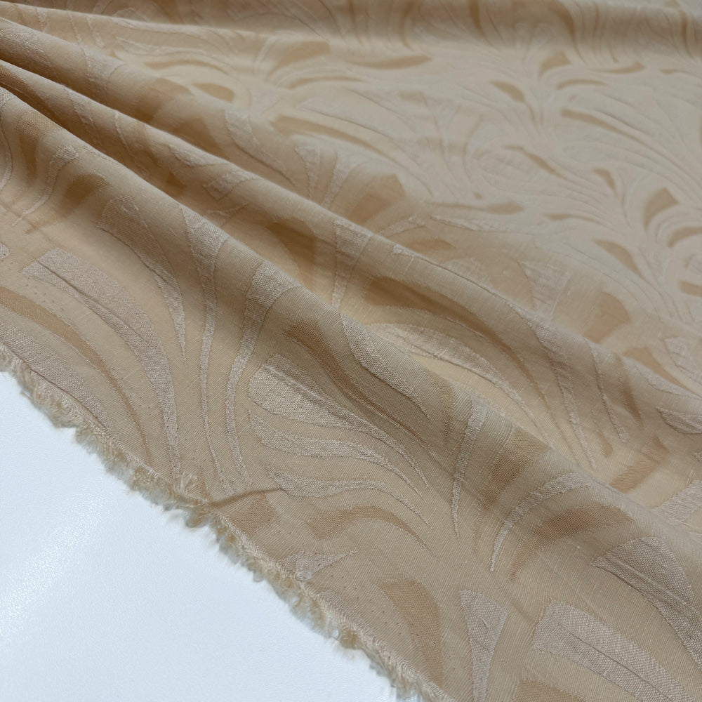 Tissu Lin Viscose - Géométrique, Zena