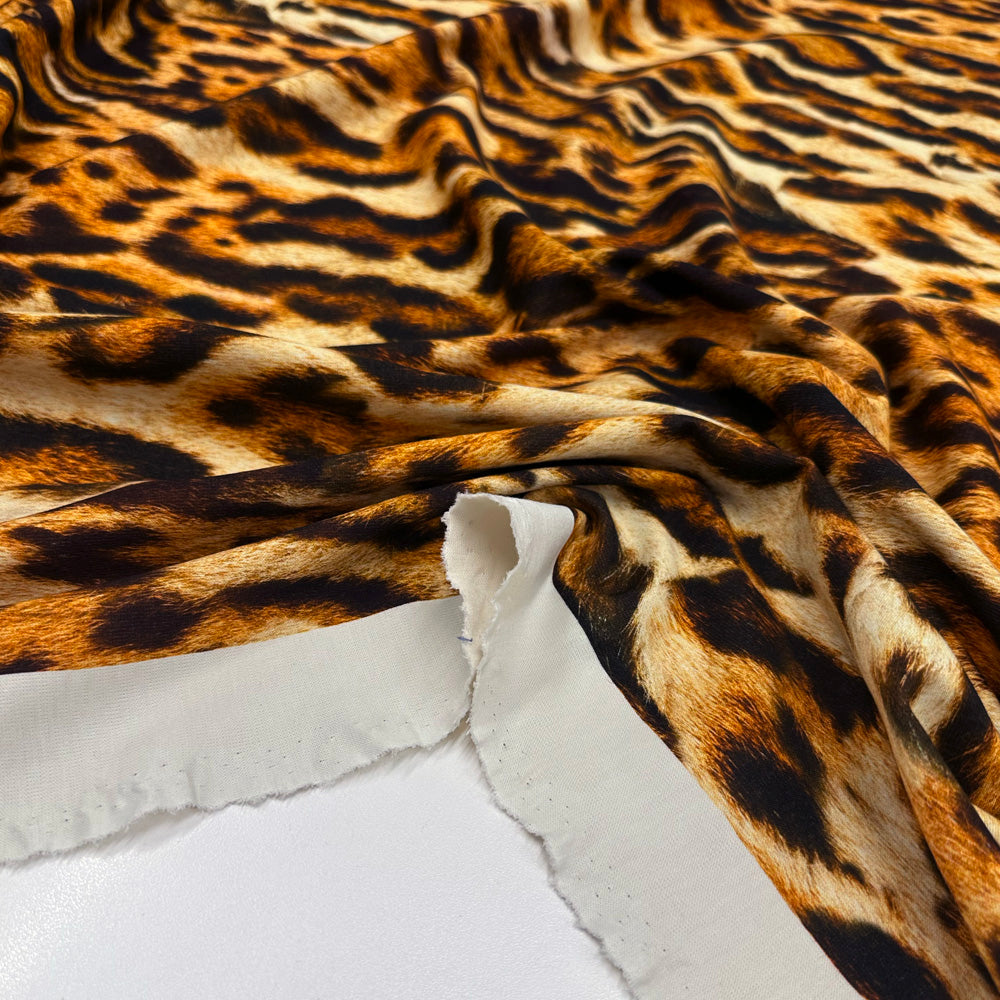 Tissu Maille Jersey, Coton - Animalier, Artemi