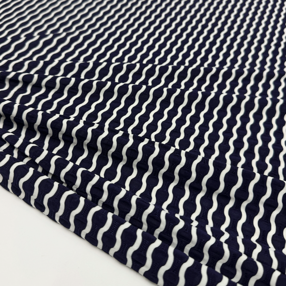 Tissu Jersey Façonné, Rayonne - Sasselo