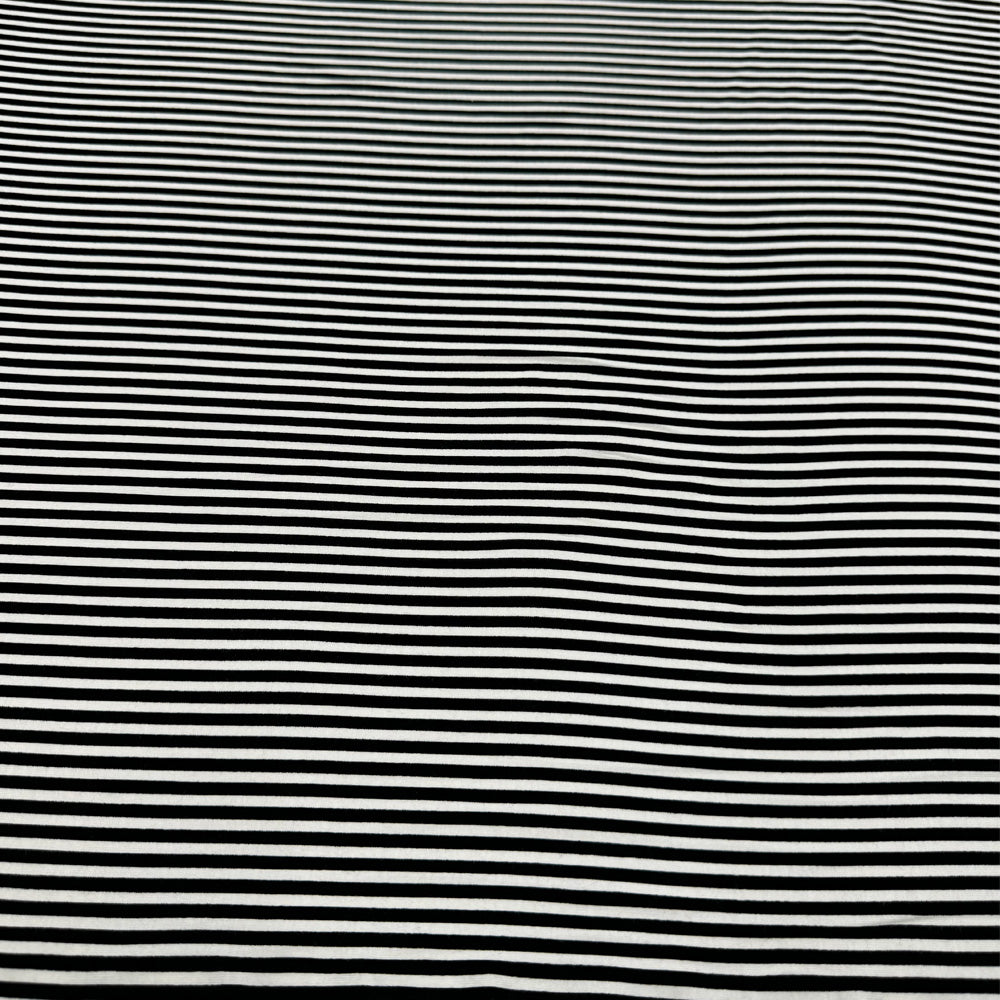 Tissu Maille Jersey, Viscose - Rayé, Levanto