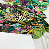 Panneau Maille Jersey Viscose - Animalier Tropical, Safari