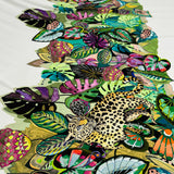 Panneau Maille Jersey Viscose - Animalier Tropical, Safari