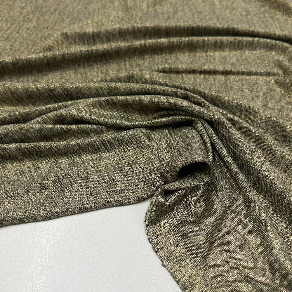 Tissu Maille Jersey, Viscose - Chiné Métallisé, Silara