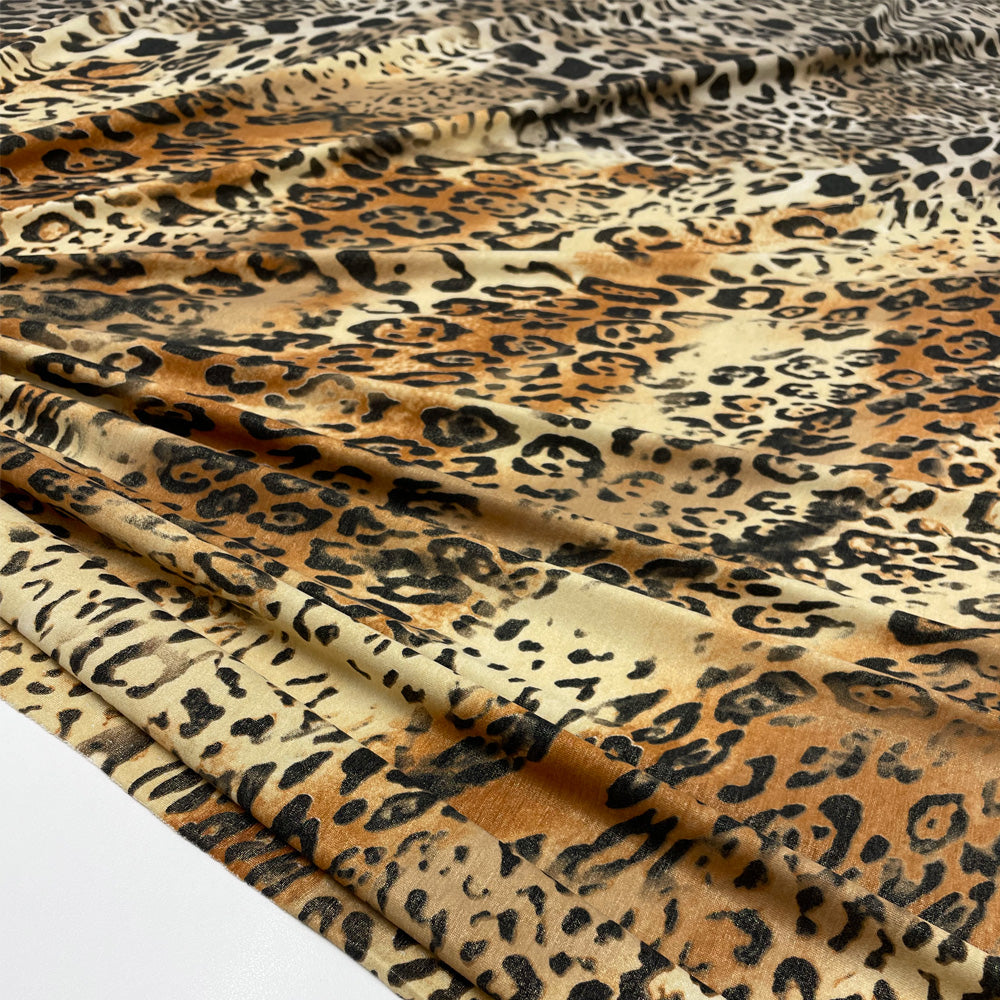 Tissu Jersey Rayonne - Animalier, Felino