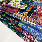 Tissu Jersey Viscose - Géométrique, Gessica