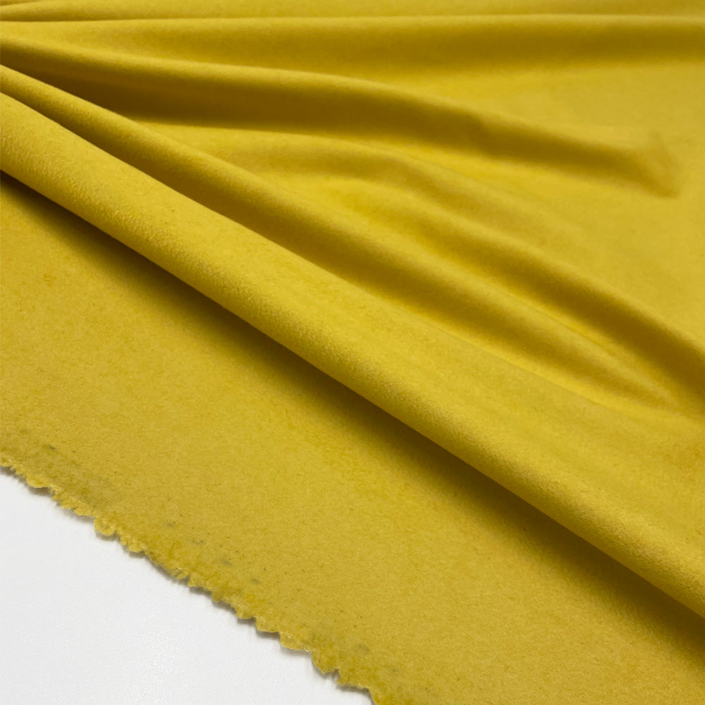 Tissu Manteau, Drap de Laine - Jaune, Gino