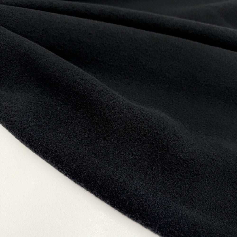Tissu Manteau Lourd, Laine - Noir, Dallas