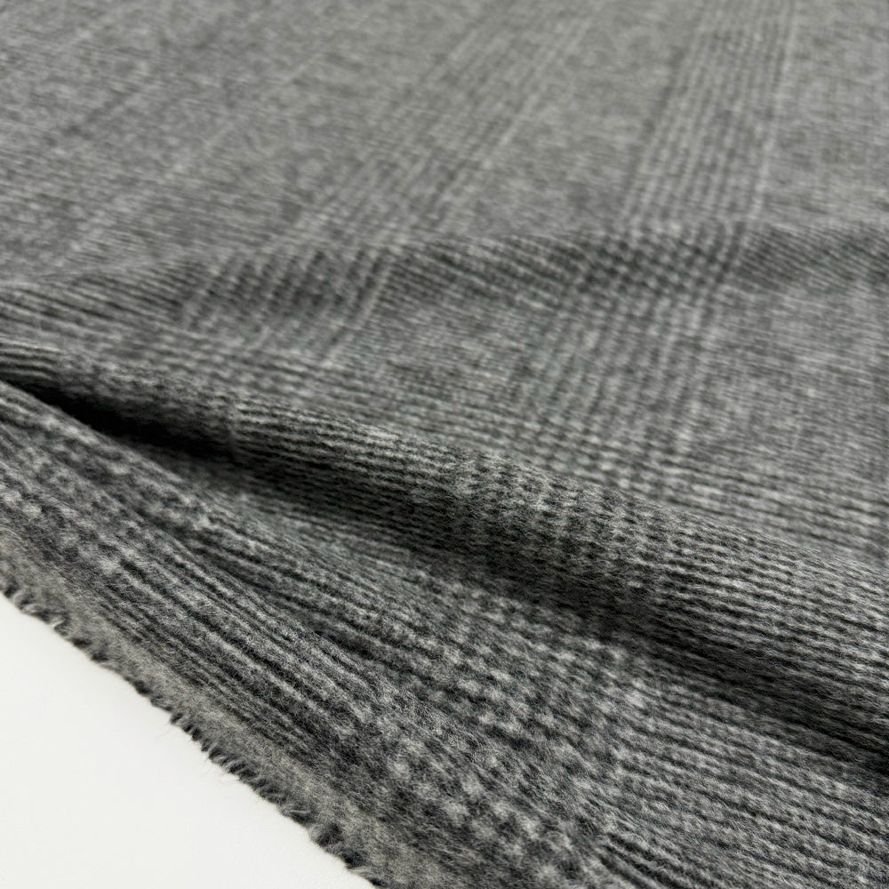 Tissu Manteau, Laine Duveteuse - Double Face Prince de Galles, Lodaro