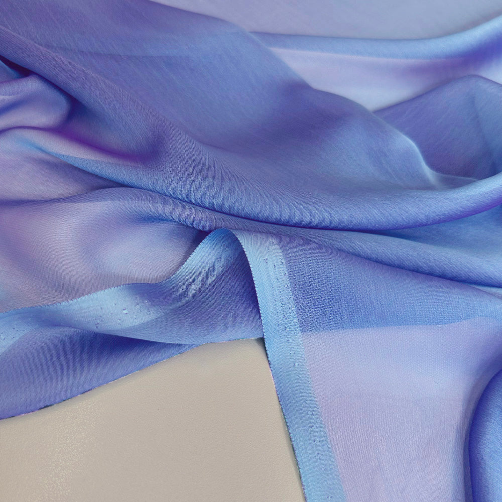 Tissu Mousseline Changeante - Divers col, Lampo