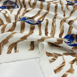 Tissu Toile Lin - Coquillage Animalier, Tellina