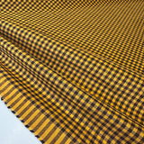 Tissu Lin Viscose - Carreaux, Alice