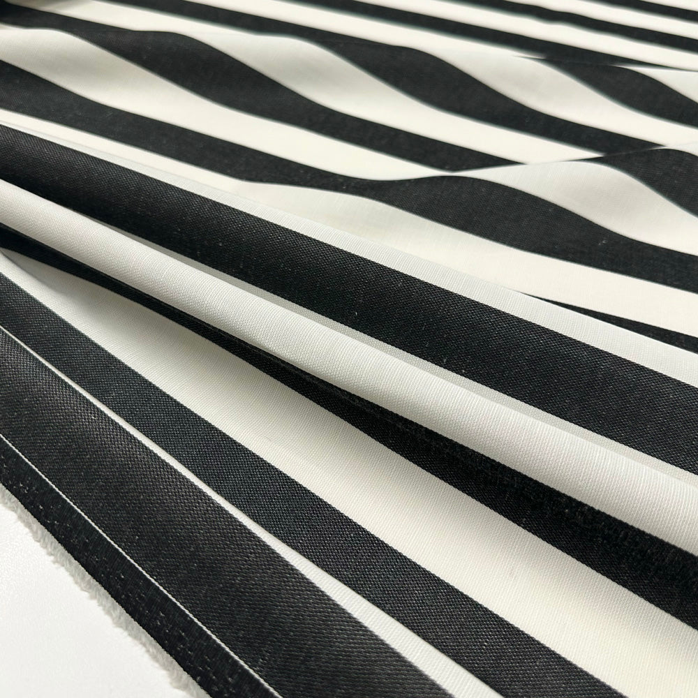 Tissu Lin Rayonne - Rayé, Righetto