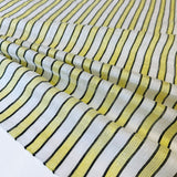 Tissu Organdi Lin, Polyester - Métallisé Rayé, Soleo