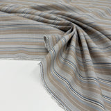 Tissu Chambray, Lin Viscose - Rayé, Limpo