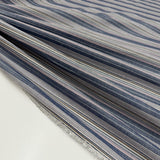 Tissu Chambray, Lin Viscose - Rayé, Limpo