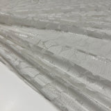 Tissu Tulle Extensible, Dévoré - Argenté, Cigno
