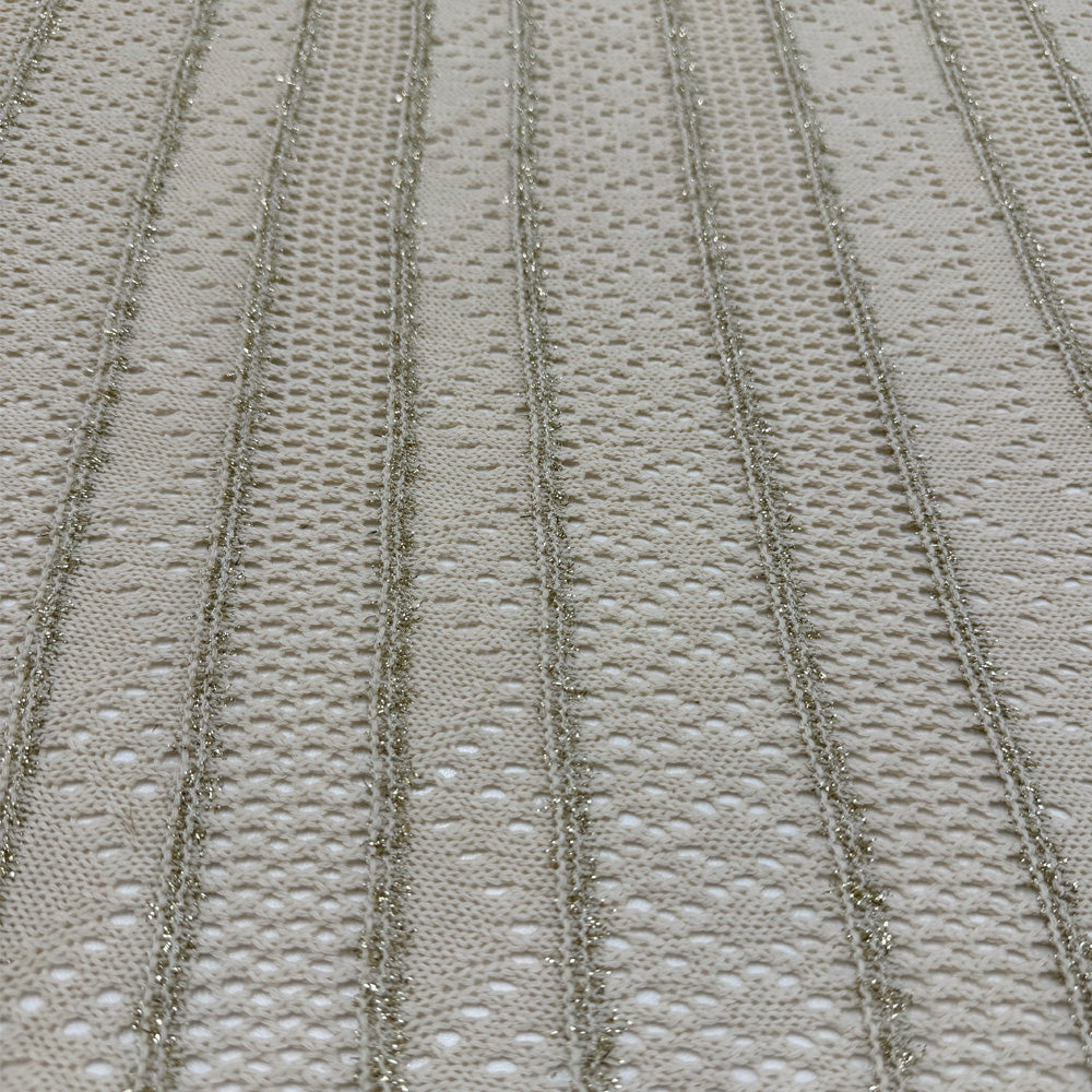 Tissu Crochet, Coton Lurex - Métallisé, Dorina