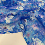 Tissu Maille, Polyester - Métallisé Floral, Dolcerosa