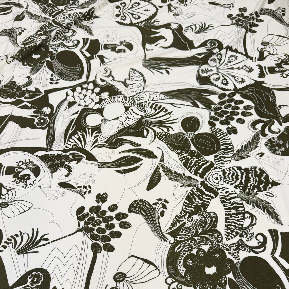 Tissu Jersey, Viscose - Vaniglio