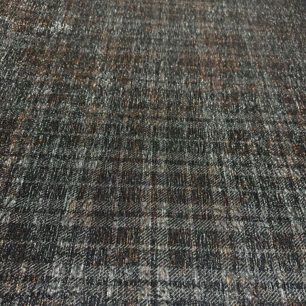 Tissu Maille Jersey - Animalier Carreaux Métallisé, Festoso