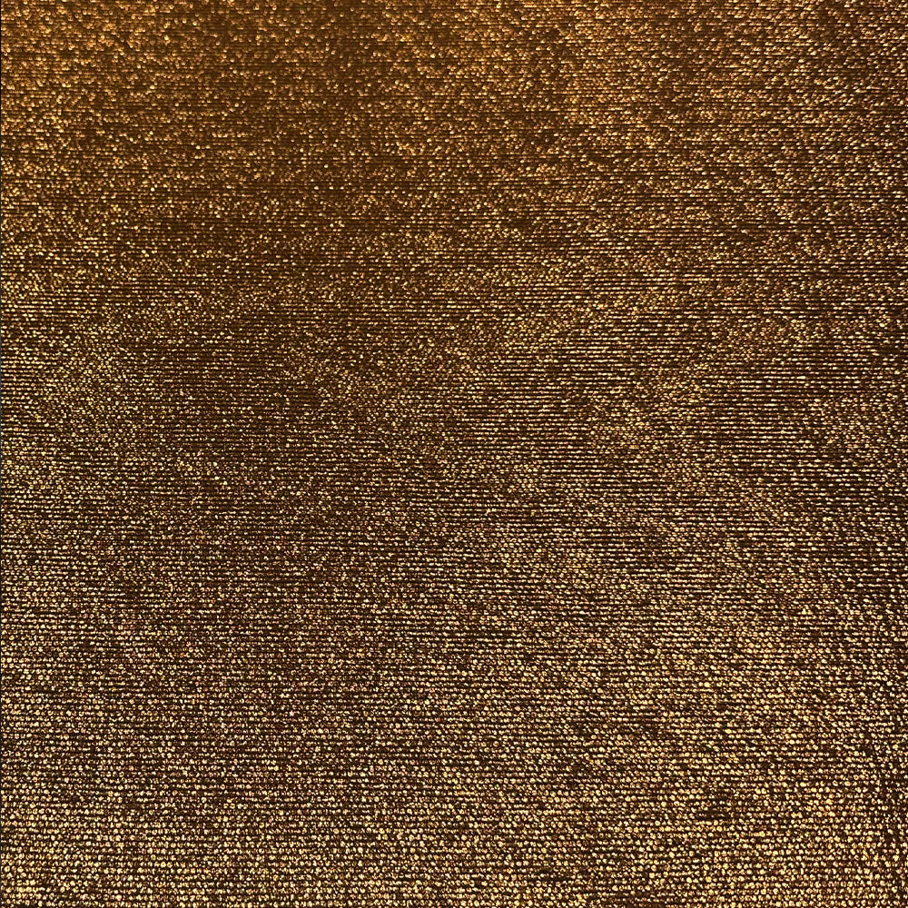 Tissu Maille Jersy - Enduit Métallisé Ocre, Marenca
