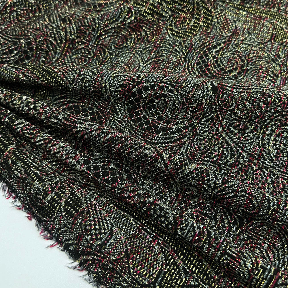 Tissu Maille, Viscose - Tissé Métallisé, Spello