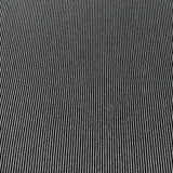 Tissu Maille Côtelé - Rayé Métallisé Argent, Luminia