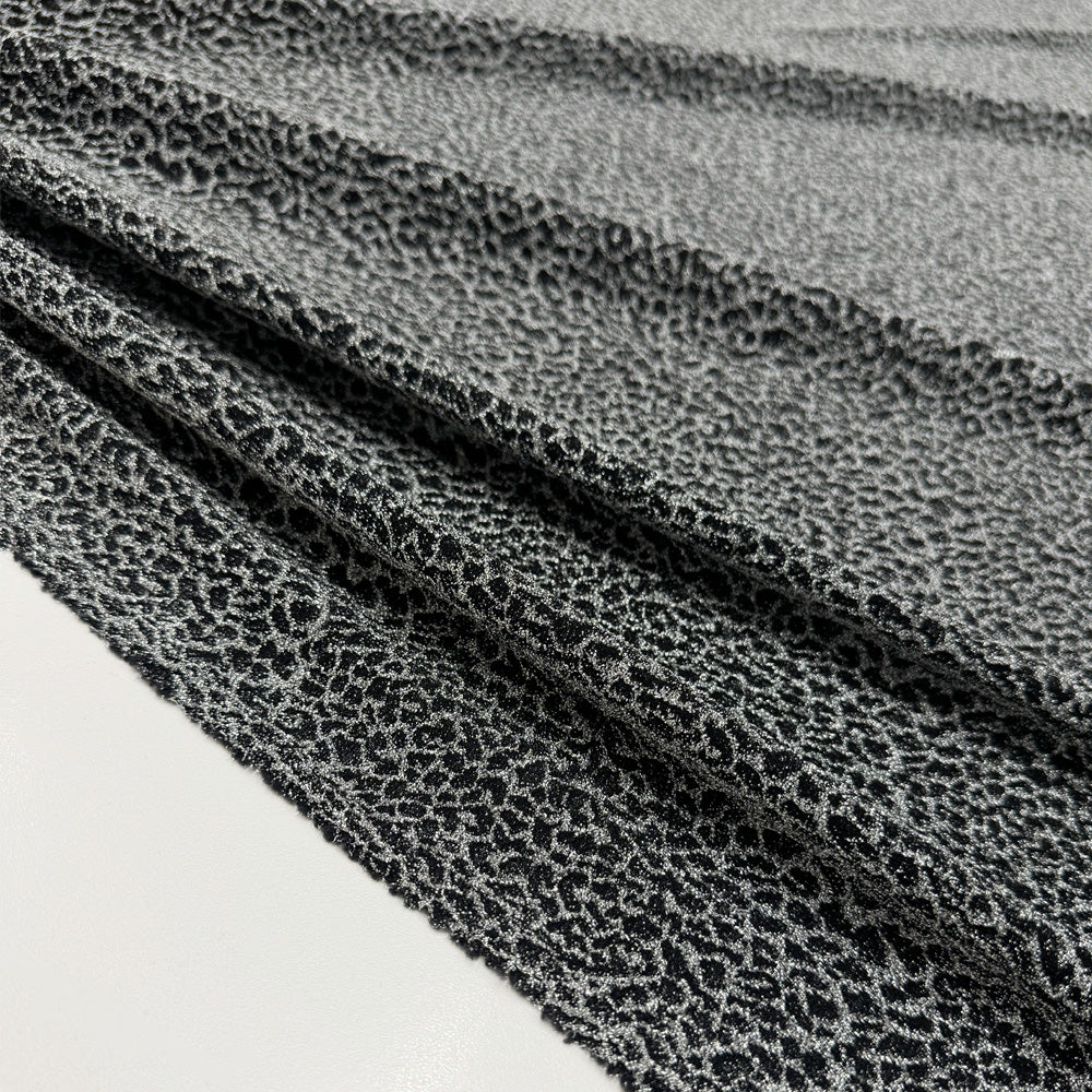 Tissu Maille, Stretch - Animalier Métallisé, Shani