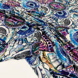 Tissu Maille, Viscose - Abstrait, Aura