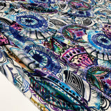 Tissu Maille, Viscose - Abstrait, Aura