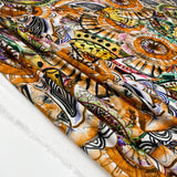 Tissu Maille, Viscose - Abstrait, Aura