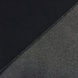 Tissu Manteau, Laine Pur Cachemire - Double Face Gris Noir, Sorano