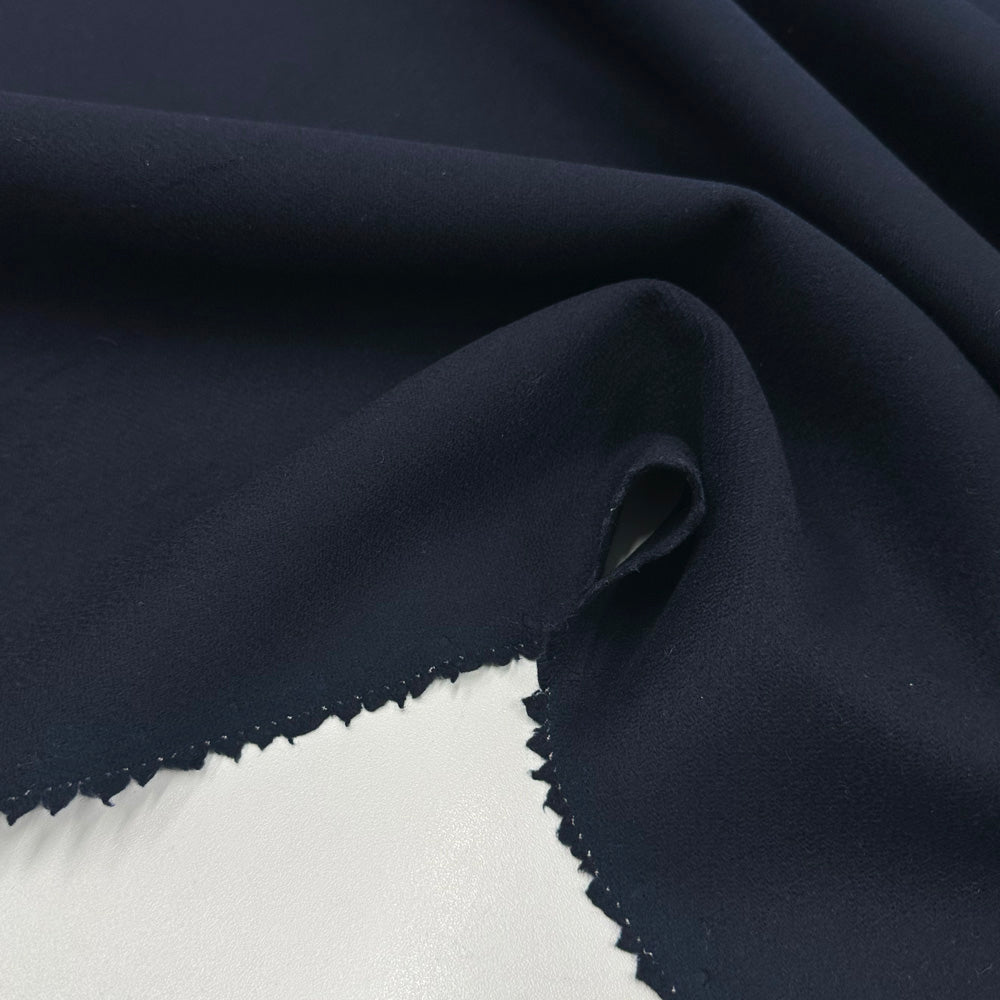 Tissu Manteau, Laine Pur Cachemire - Navy, Pienza
