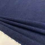 Tissu Manteau Duveteux, Laine - Bleu Violet, Dolmo